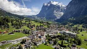 格林德瓦小鎮Grindelwald。（圖／格林德瓦旅遊局提供） 