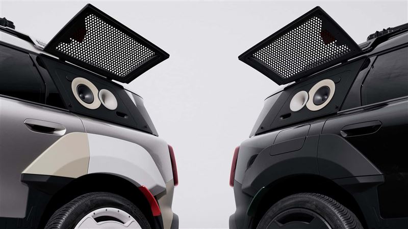 每輛車都配置低音炮與中音喇叭，甚至整合在車體結構中。（圖／翻攝Mini網站）