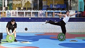 吳宗憲之子鹿希派（左）、許仙姬之子許明杰同台。（圖／《全城地圖：最強明星隊》提供）