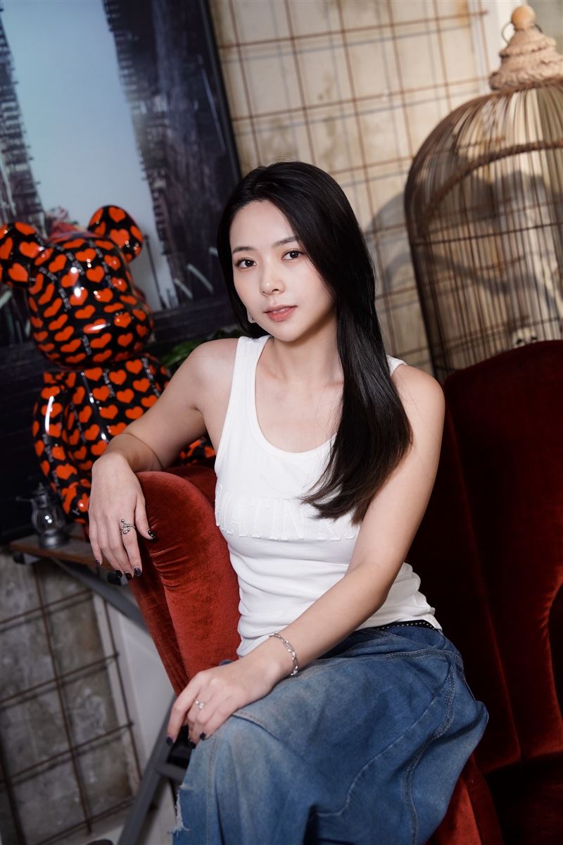 曾薀帆接受《三立新聞網》專訪。（圖／記者趙于瑩攝影）