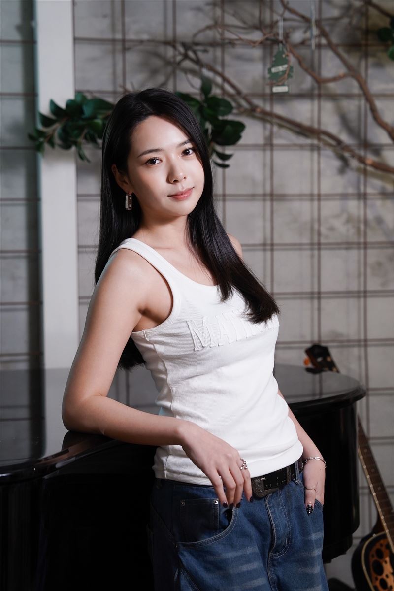 曾薀帆不刻意回想與吳霏和艾薇的關係，但「每次被問到這個，就會有畫面跑出來」。（圖／記者趙于瑩攝影）