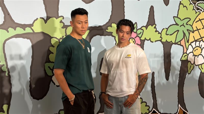 瘦子(左)與高爾宣(右)出席活動。(圖/記者徐珮華攝影)