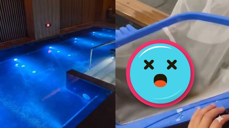 全裸泡湯驚見「整坨大便」!網:水進嘴了