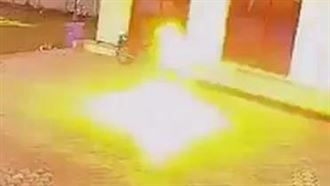 猴群闖渡假村！男揮趕竟瞬間炸成火球慘死