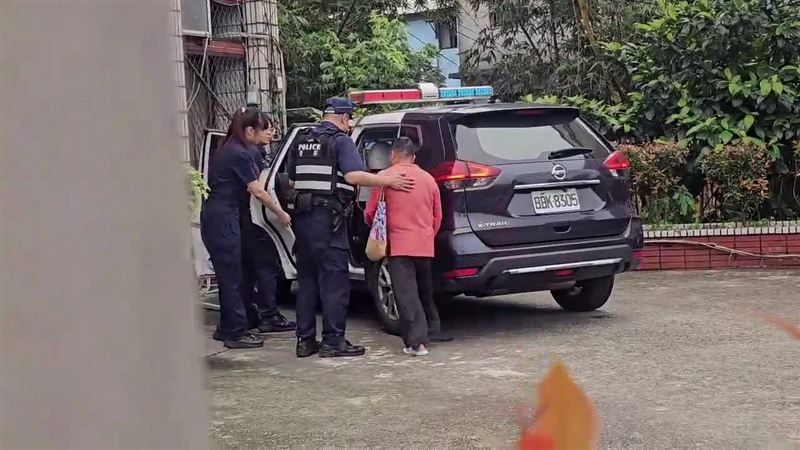警方逮捕涉案的余姓男子。（圖／翻攝畫面）