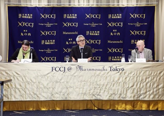 松重豐在昨（16）日出席了日本外國特派員協會的《孤獨的美食家》系列記者會。（圖／翻攝自IG @tx.kodokugurume）