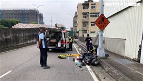 大貨車,機車,車禍,台中,豐原（圖／翻攝畫面）