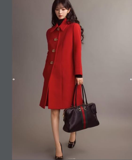 田曦薇憑藉著「走路帶風」的氣場與甜辣反差，讓網友眼睛為之一亮。（圖／翻攝自微博）