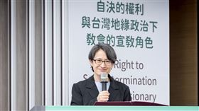 蕭美琴出席「台灣普世論壇」與全球基督教領袖齊聚發聲。（圖／翻攝自蕭美琴臉書）