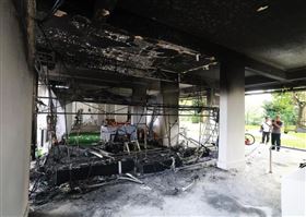 棺材剛移出...靈堂火燒光 專家：對後代好（圖／翻攝中國報）