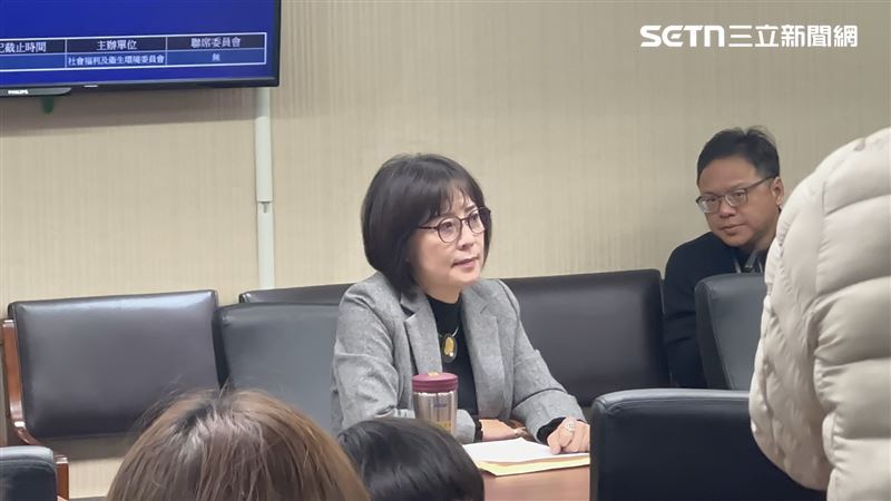 林月琴表示，「我不是近期任何社工團體連署行動的發起人，也沒有參與撰寫」。（圖／記者詹宜庭攝影）