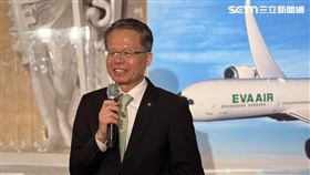 長榮航空總經理孫嘉明。（圖／記者李育道攝影）