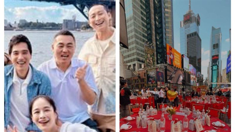台灣之光　藍正龍、千千登上紐約時代廣場