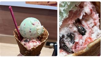 噁!「31冰淇淋」驚見多隻蟲腳 被抓3缺失