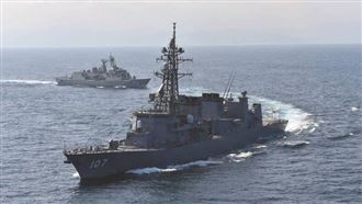 日艦通過台海　專家：回應中國東海空管
