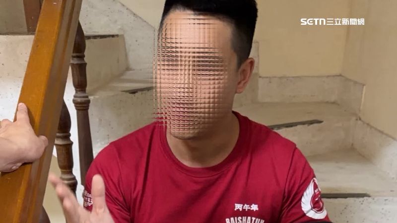 威震集團成員林姓幹部混入白沙屯媽祖進香隊伍