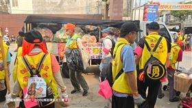 白沙屯媽祖,環保志工,垃圾（圖／翻攝白沙屯媽祖全球徒步聯誼會臉書）
