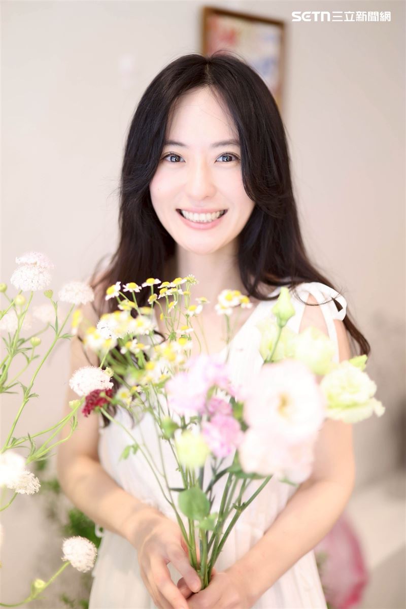 簡莉紋接受《三立新聞網》專訪。（圖／記者鄭孟晃攝影）