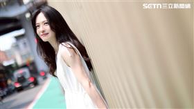 簡莉紋接受《三立新聞網》專訪。（圖／記者鄭孟晃攝影）