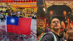 吳鳳參與大甲媽祖遶境。（圖／取自吳鳳臉書）