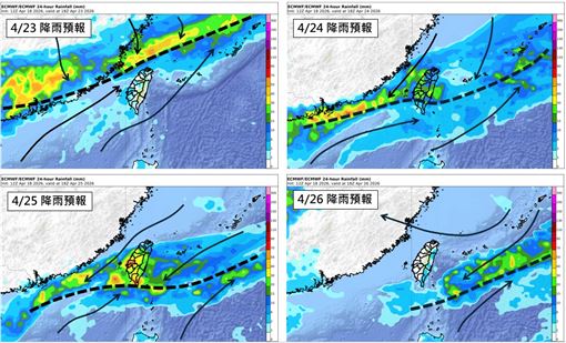 專家一圖曝未來一周天氣：這兩天大雨襲擊