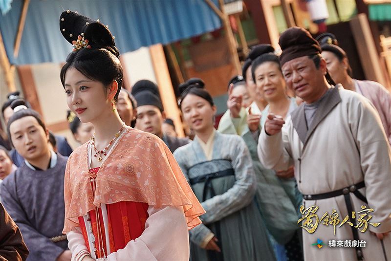 譚松韻很喜歡在《蜀錦人家》中飾演的季英英，個性耿直又真誠。（圖／緯來戲劇台提供）