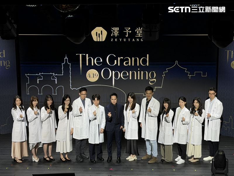 澤予堂進軍台北打造台北旗艦店，今（19）日舉辦開幕儀式。（圖／記者蔣季容攝影）