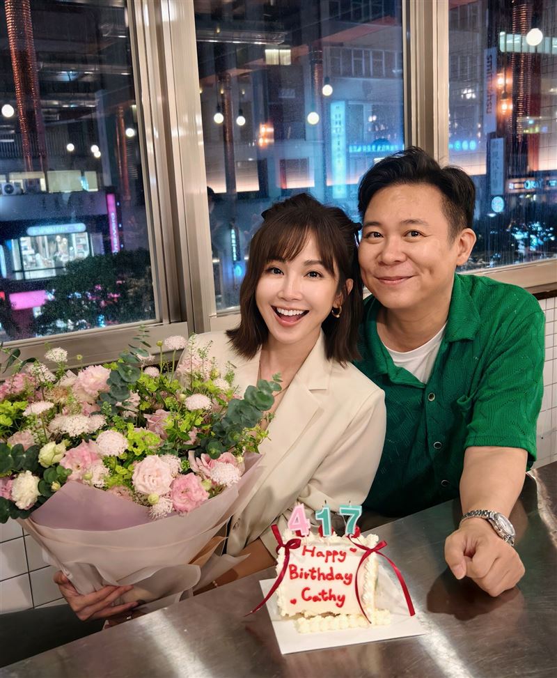 鍾欣怡與老公孫樂欣。（圖／翻攝自臉書）