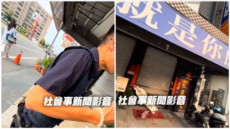 王女自稱因為看直播不爽，才拿著球棒砸店，已經被AJ哥提告毀損。（圖／翻攝社會事新聞影音）