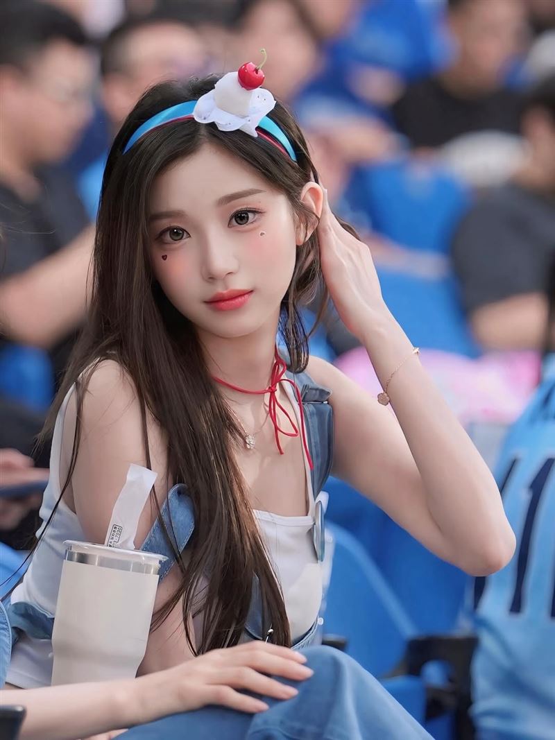 &nbsp;韓籍啦啦隊「AI女神」李珠珢經常在話題上受人熱議。（圖／翻攝自IG @0724.32）