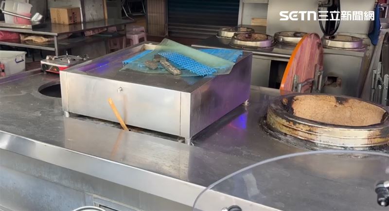 黑白切店面空無一人。（圖／翻攝畫面）