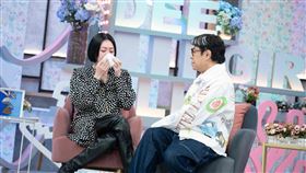 小S（左）與蔡康永談大S淚崩。（圖／東森提供） 