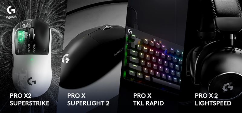 Logitech G將提供頂級PRO系列裝備，成為選手們的最強戰友。（圖／品牌業者提供）
