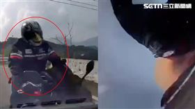 嘉義縣大埔鄉,重機,車禍,紅牌,逆向,台3線,死亡,山路（圖／翻攝畫面）