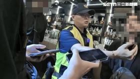 北市謝男酒後闖入已打烊的酒吧廚房便溺遭逮。（圖／翻攝畫面）