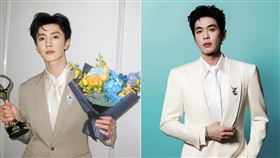 陳哲遠（左）、張若昀（右）都在AI簽約名單中。（圖／翻攝自微博）