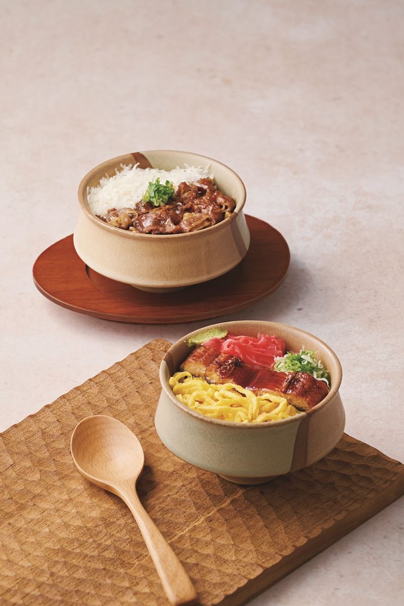 (上)起司照燒牛丼飯、(下)蒲燒鰻魚飯。（圖／品牌業者提供）