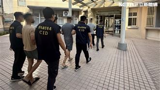 大甲媽,格鬥盃,大亂鬥,偵查隊,員警,掛彩（圖／翻攝畫面）