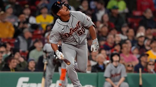 李灝宇單場雙安1打點　長打直擊綠色怪物