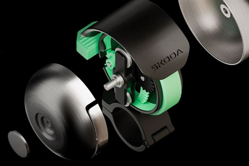 &Scaron;koda設計出雙共振器結構，搭配不規則敲擊聲。（圖／翻攝&Scaron;koda網站）