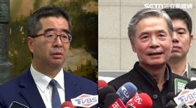 蕭旭岑（左）嗆，希望金溥聰（右）好好照顧馬英九「千萬不要落跑」（組合圖）