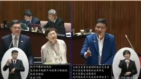 國民黨立委張智倫今（21）日質詢立法院長卓榮泰及財政部長莊翠雲。（圖／翻攝畫面）