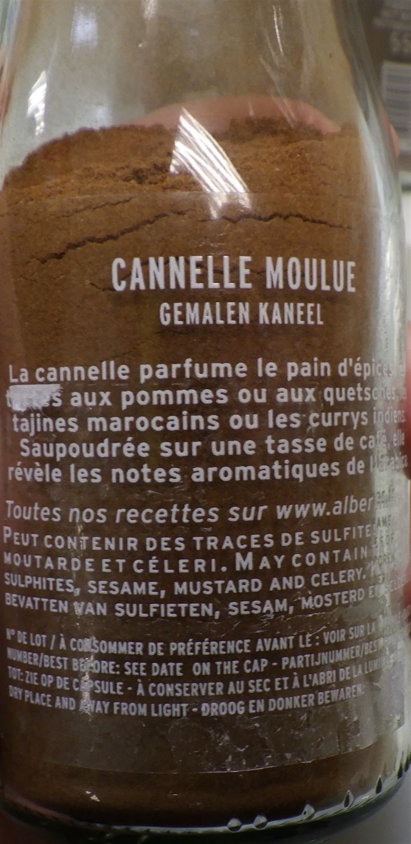 法國肉桂粉檢出2重金屬超標遭退運。（圖／食藥署提供）