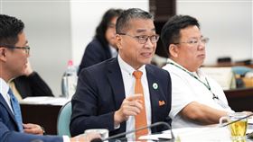 民進黨秘書長徐國勇於中央黨部接見美國華府「戰略暨國際研究中心（CSIS）」訪團（圖／民進黨提供） 