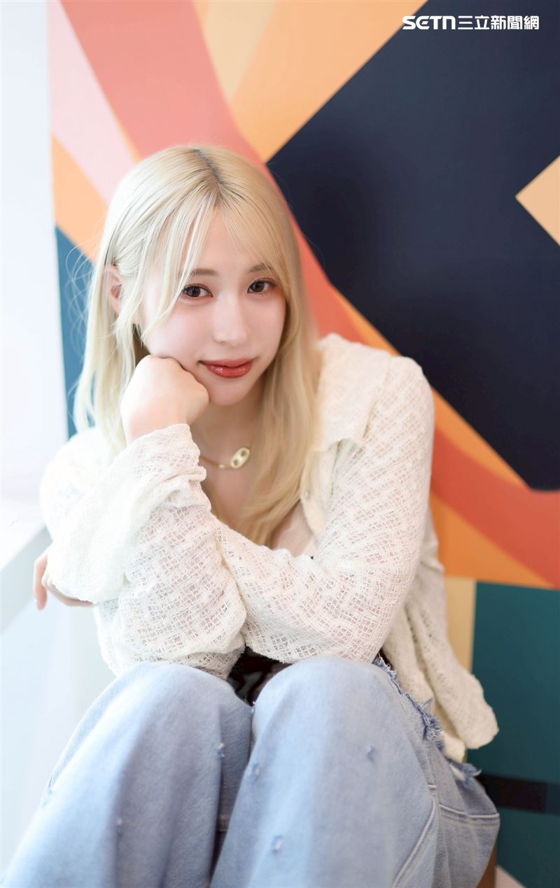 茉ひるMahiru表示自己早期聲音比較粗，甚至常被說像男生的聲音，但如今聲線變得更細膩。（圖／記者鄭孟晃攝影）