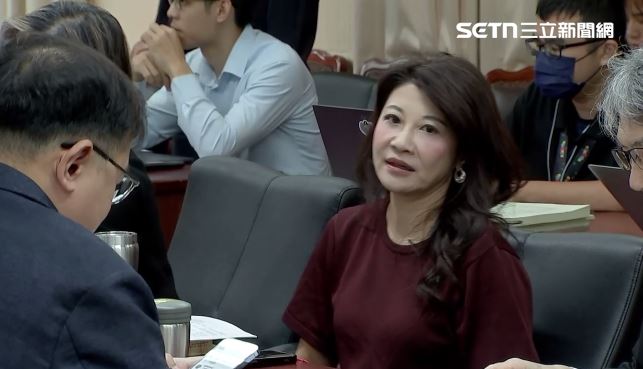 林楚茵與翁曉玲在程序委員會上互槓。（圖／翻攝畫面）