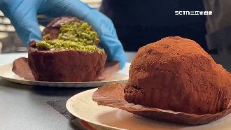 烘焙店推杜拜巧克力Q餅　客：餡乍似韭菜