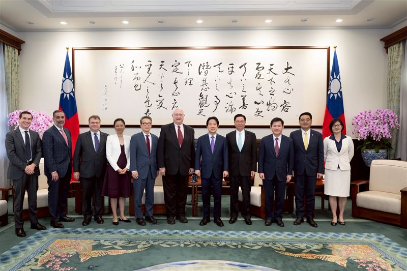 總統賴清德接見2026年「戰略暨國際研究中心」（CSIS）訪問團（圖／總統府提供）
