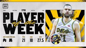 新北中信特攻洋將內馬。（圖／TPBL提供） 