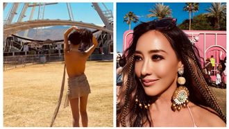 49歲第一名媛脫了　裸背側胸遊走尺度邊緣